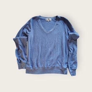 Wildfox Classic Blue V-Neck Top
